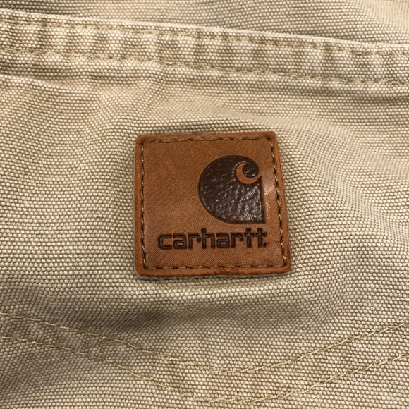 Carhartt Men’s 36x34 Beige Khaki Work Pants - Picture 3 of 3